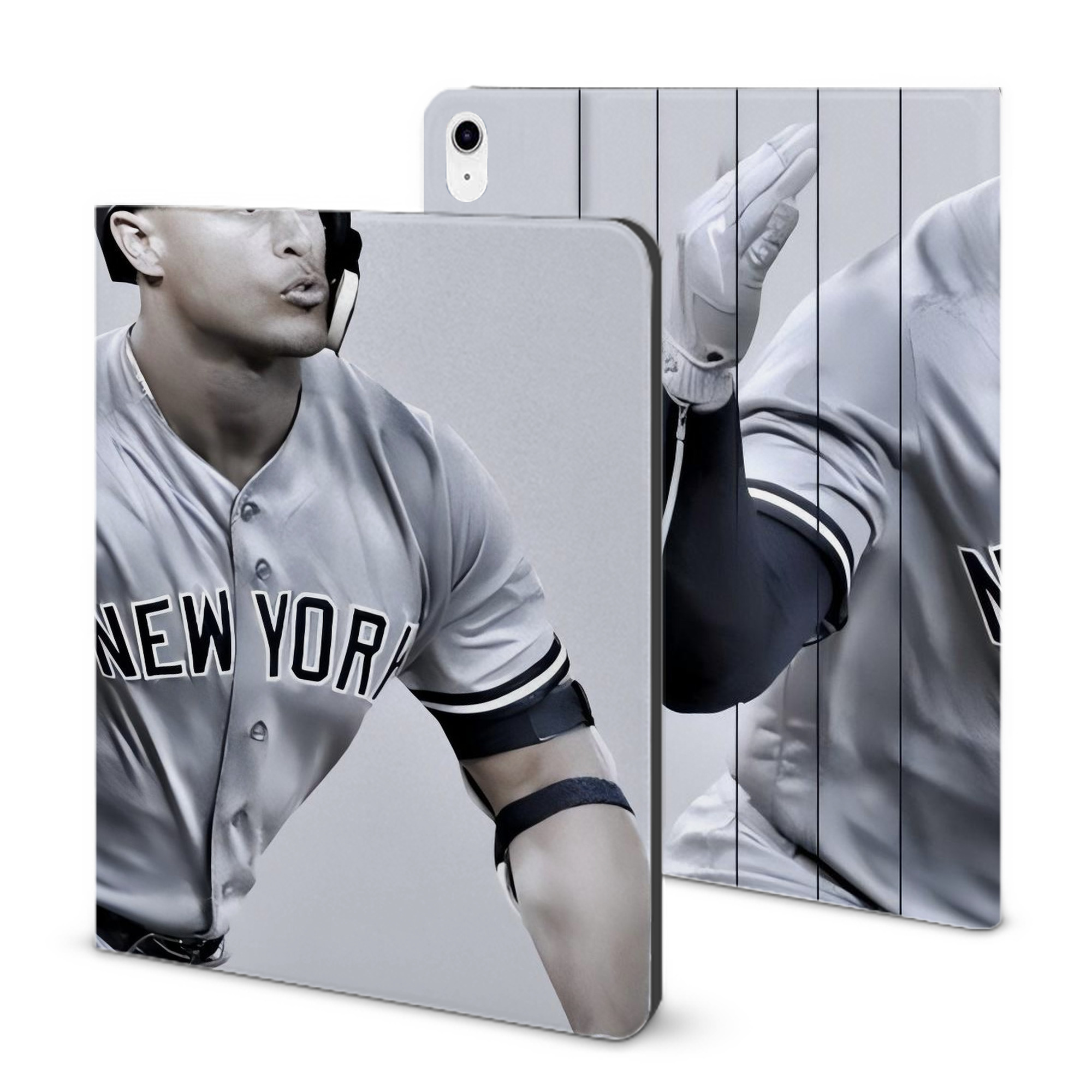 Giancarlo Stanton 37 IPad Case Without Pencil Slot – Book-Style Cover With PU Leather & TPU – Slim, Durable, Scratch-Resistant, Full Protection & Easy Access